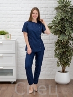 Костюм медицинский М-132 ТиСи (ЧЗ) (44(XS))